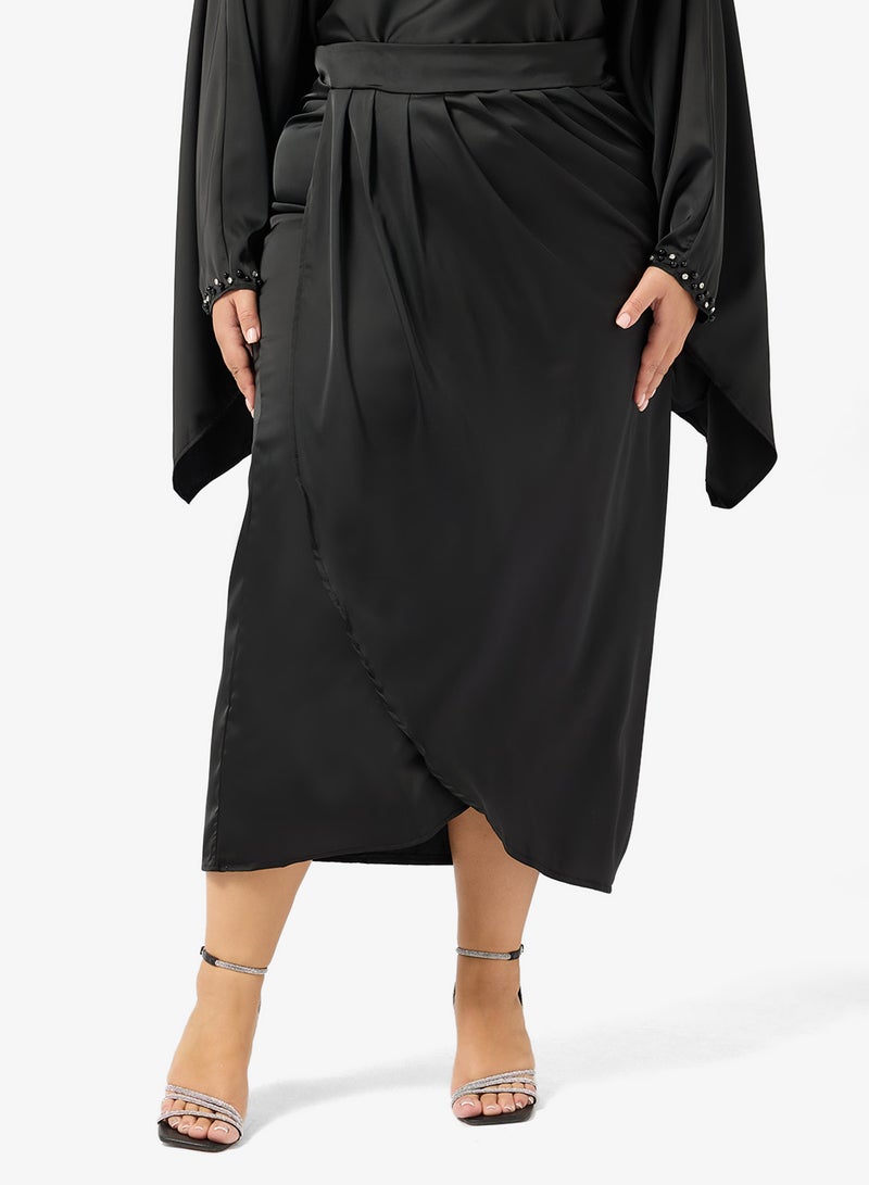 Khizana Plus size Dress With Cape Sleeves - Image 4